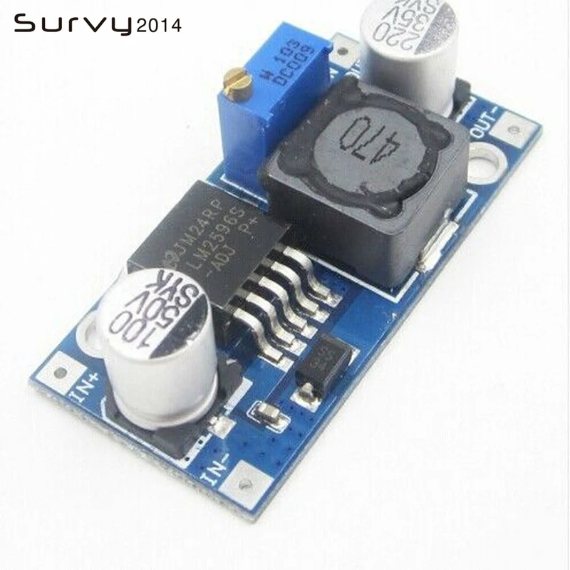 1 предмет DIP/SMD DC-DC понижающий преобразователь модуль LM2596 Питание доска Выход 23 В-35