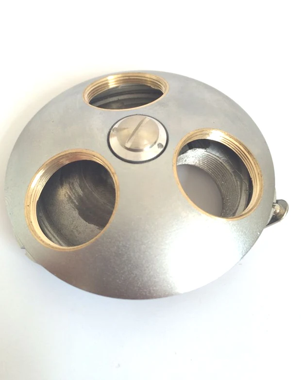 3 holes objective converter for Biological Microscope Revolving Nosepiece 3-hole Objective Lens Adapter Holder | Инструменты