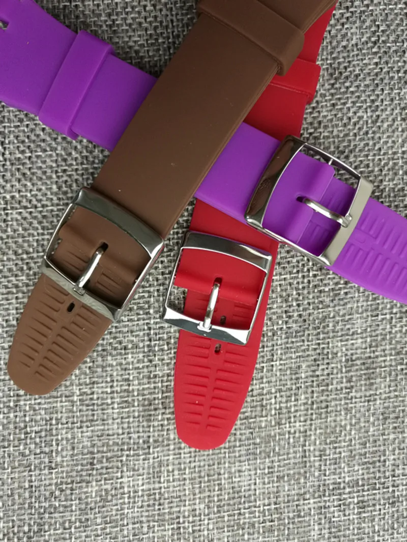 Новинка! Цветной силиконовый ремешок для часов Swatch Suow701 17 19 мм Пряжка из