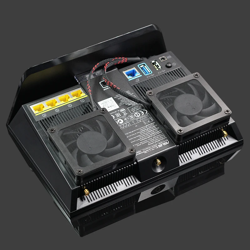 Новый AC68U AC86U EX6200 Tenda AC15 AC1900P маршрутизатор 7 см вентилятор тепловыделения