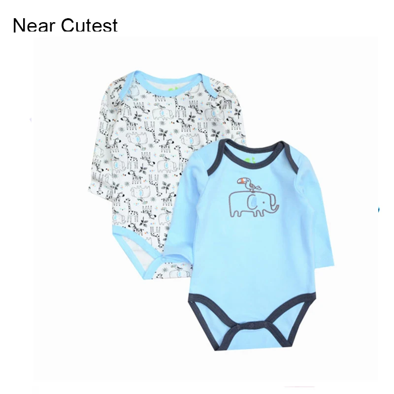 Новинка 2017 года Симпатичные Детские Боди весенние хлопковые боди с длинными