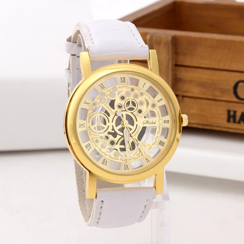 Часы мужские деловые с гравировкой кварцевые кожаным ремешком | Наручные часы