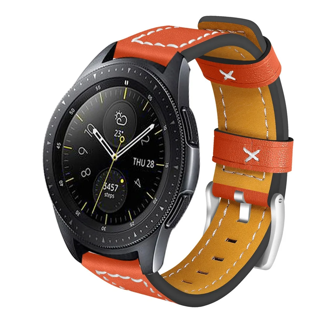 HIPERDEAL для женщин и мужчин кожаный ремешок часов Замена быстросъемный Samsung Galaxy Watch
