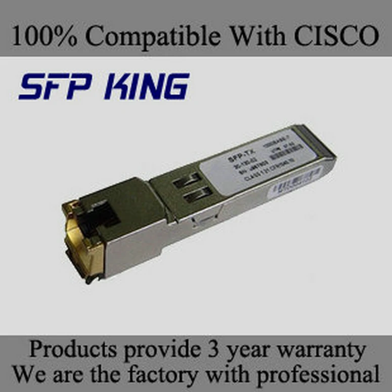 Совместимость cisco SFP-GE-T: RJ45 Cooper SFP оптический модуль трансивера разъем LC без DDMI 100 м