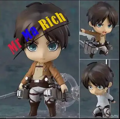 Аниме атака на фигурка Титан Nendoroid милый Эран Jaeger Акерман ПВХ Коллекция Модель
