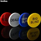 Горячая Распродажа 4 шт.компл. меламина круглый Пластик дилер монеты малого слепойбольшой слепойдилерAll IN Texas Poker Chip набора монета для игровых автоматов