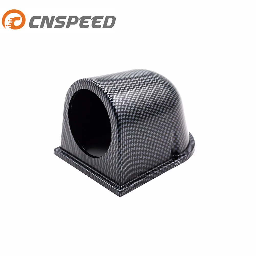 CNSPEED Автомобильная флейта 2 дюйма (52 мм) карбоновая Одиночная