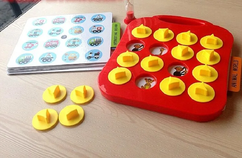 Fly AC Memory Matching Game Board с животными Цифровой автомобиль цифры буквы Развивающие головоломки игрушки для детей подарок