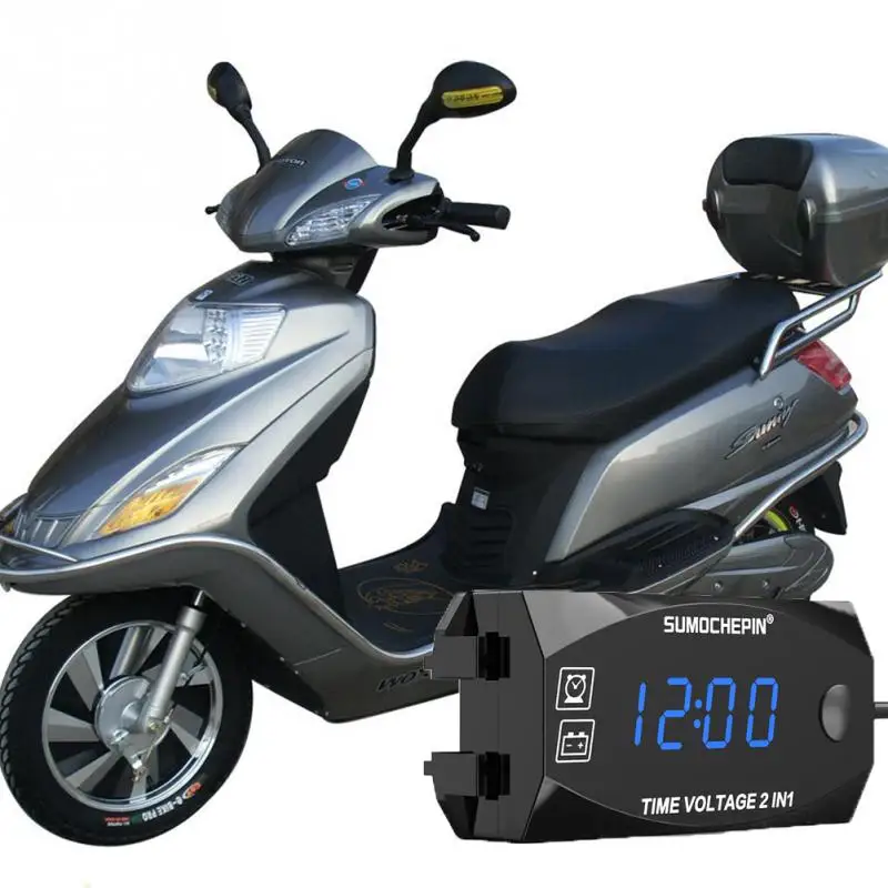 Авто 2 в 1 многофункциональные автомобильные часы электронные с 12 В светодиодный