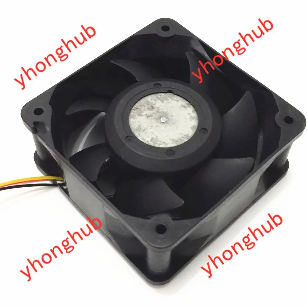 Вентилятор охлаждения сервера Nidec U60T12MUB7 52 J65 DC 12V 0.16A 60x60x25 мм|square fan|server fandc fan 12v |