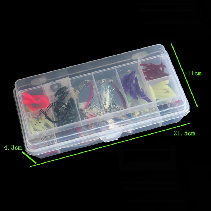 4 стиля рыболовная приманка Minnow/Popper/Wobbler металлическая в виде ложки Мягкая набор