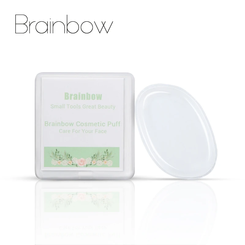 Силиконовая губка для макияжа Brainbow мягкая Желейная основы под макияж крем пудры