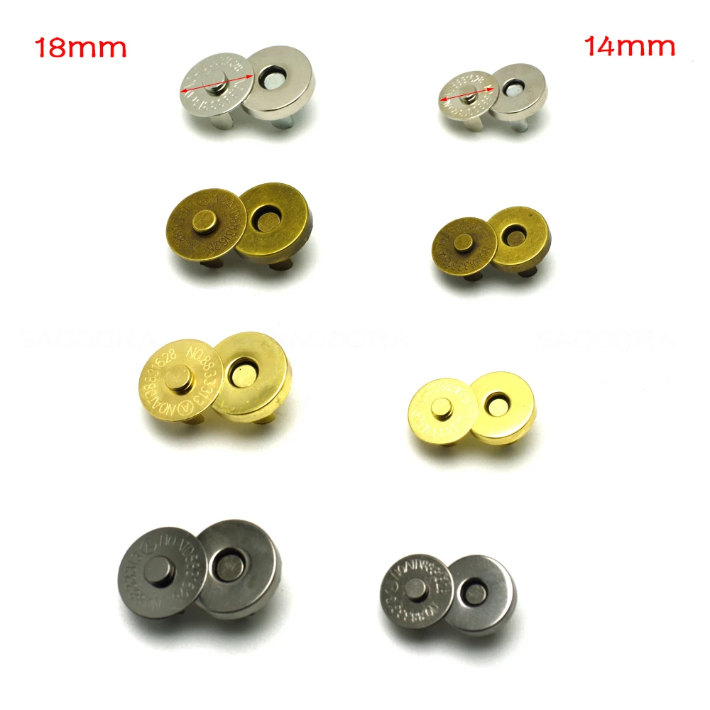 Магнитные защелки аксессуары для сумок кошельков 14 мм 18 мм|snap fastener|magnetic snapsmagnetic snap