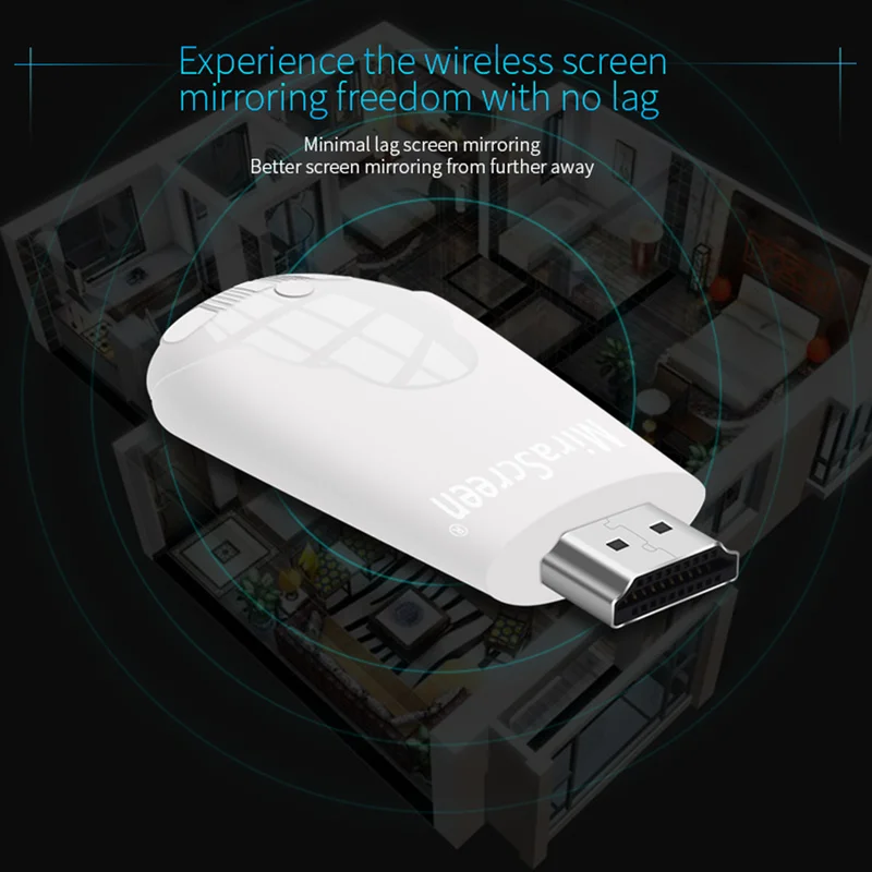 ТВ-флешка беспроводной Wi-Fi-адаптер для дисплея поддержка 1080P HD Miracast Airplay DLNA Android IOS