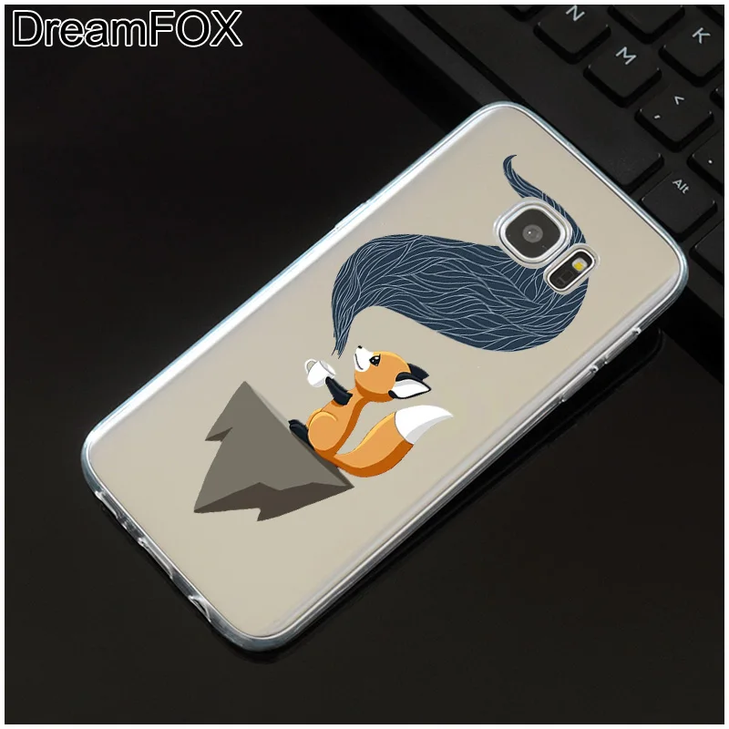 DREAMFOX L049 лиса Мягкий ТПУ силиконовый чехол для samsung Galaxy Note S 7 8 9 10 10e 11 11e Lite Edge Plus |