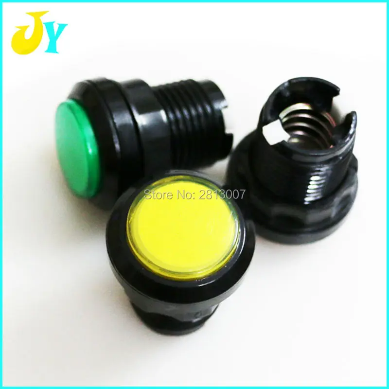 12V LED Lit Arcade Push Buttons Mame Multicade game machine switch button with lamp Five Colors Promotion Price | Спорт и