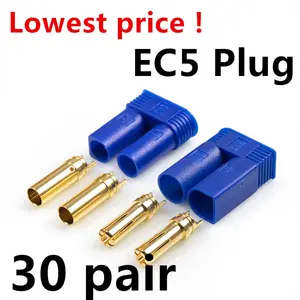 30 пар EC5 устройства Разъем для RC автомобилей Plane Вертолет multi-вертолет батареи ESC Разъёмыпроводки собраны приемники