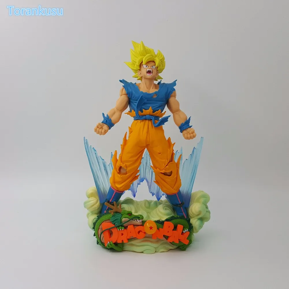 Экшн фигурка Dragon Ball Z Супер Saiyan MSP ПВХ модель игрушки 240 мм аниме Драконий шар и