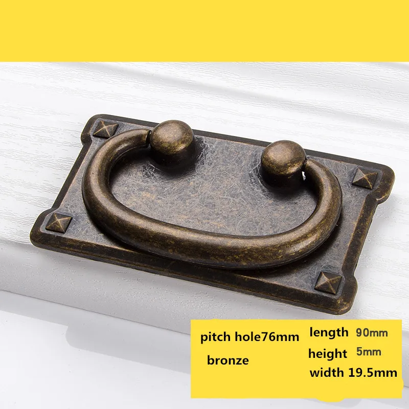 3 цветная черная бронзовая ручка в стиле ретро для мебели ящика ручки кухонного