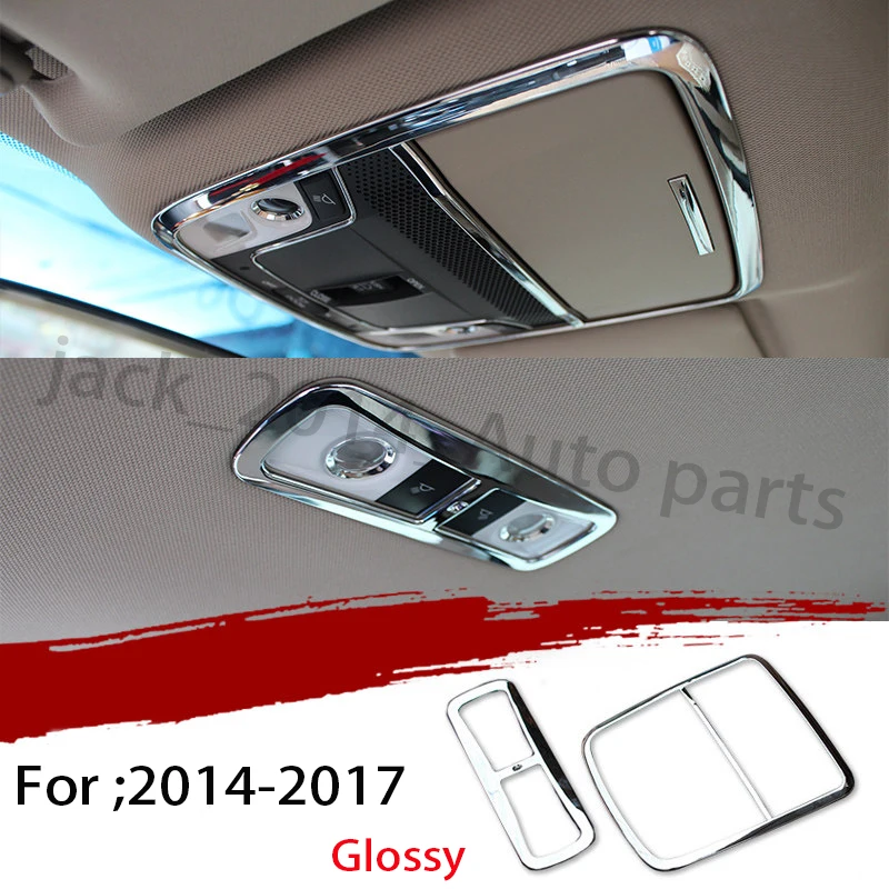 Reading light frame ABS Серебряный автомобиль модификация внутреннее окно Лифт панель Крышка отделка центральной полосы управления для Honda Accord 9th - Название цвета: Reading light frame