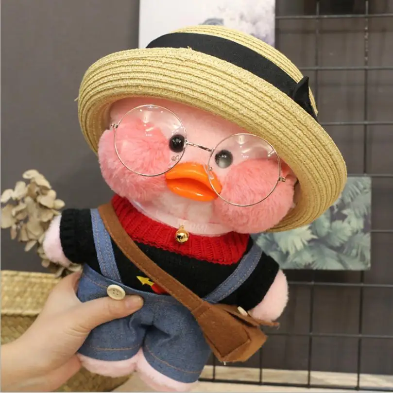 30 см Kawaii LaLafanfan плюшевая игрушка кафе утка мультфильм Милая Утка Мягкая кукла