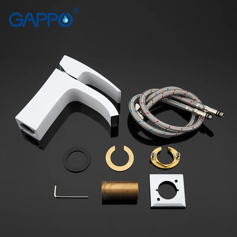 GAPPO смеситель белый водопад коснитесь латунь бассейна смесители кран для