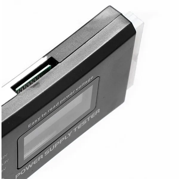 Многофункциональный цифровой ЖК Тестер питания для ПК ATX/BTX/ITX 4Pin SATA HDD