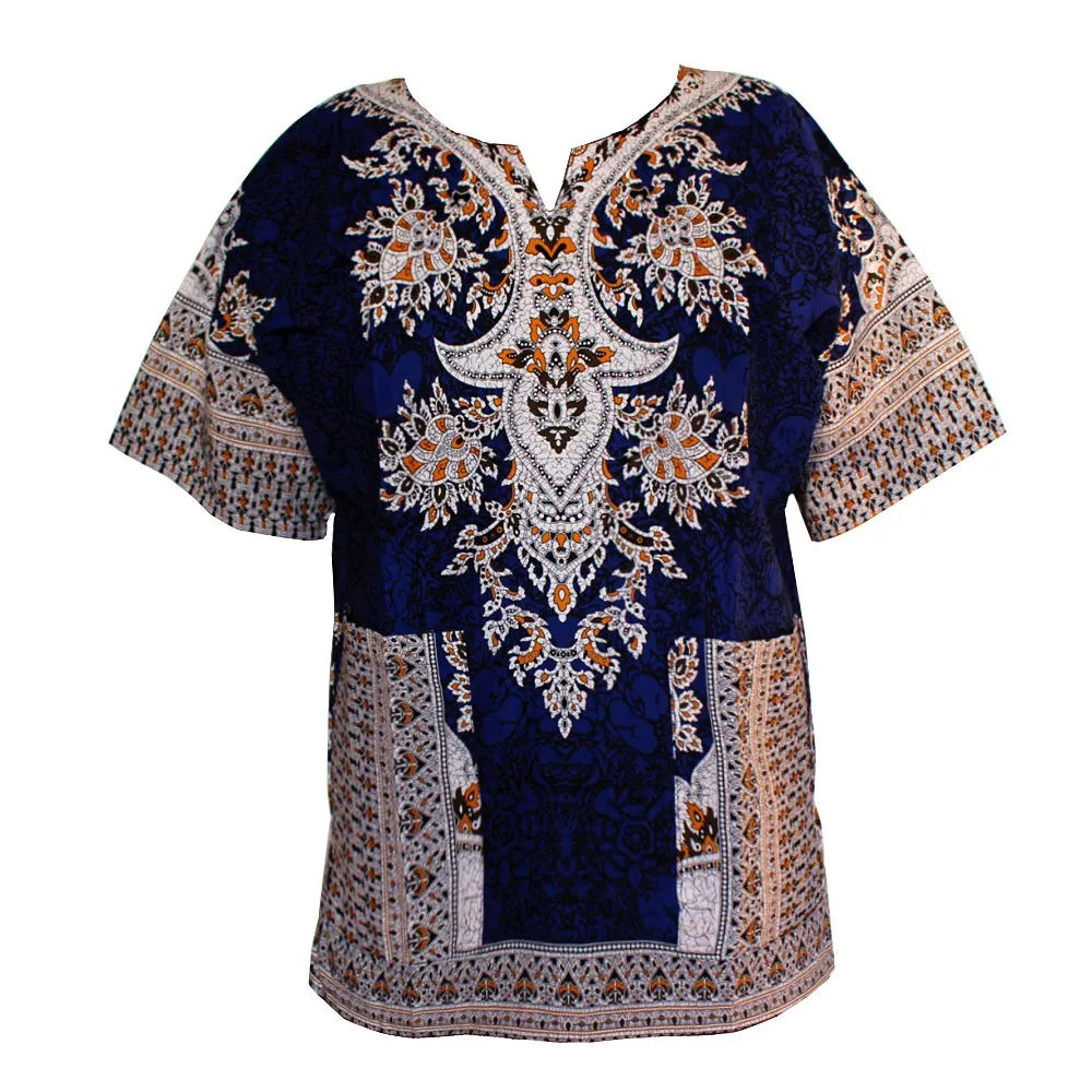 Mr Hunkle Топ Dashiki для женщин в винтажном стиле футболка с традиционным африканским