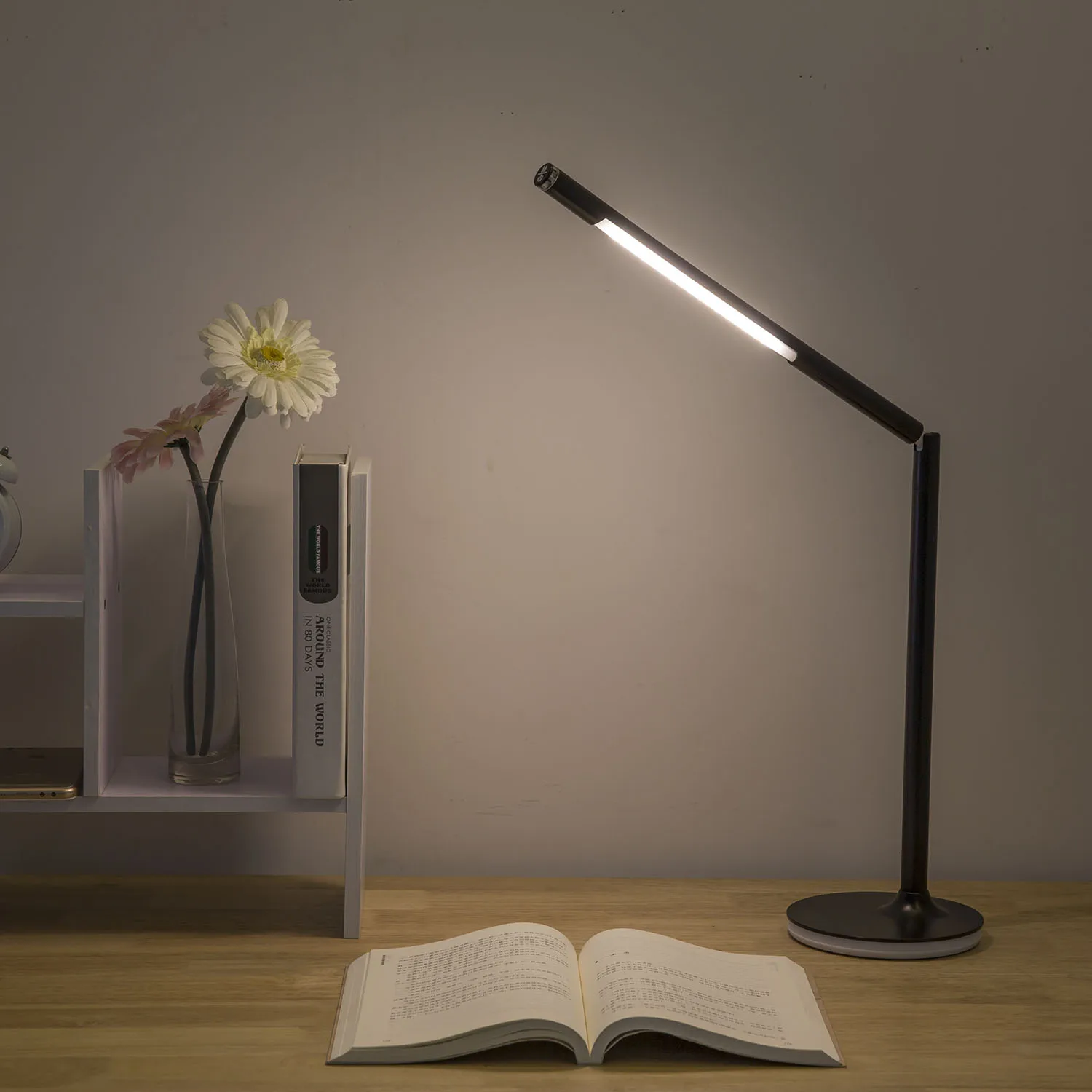 LED Desk Lamp with USB Charging Port Eye Care Dimmable 3 Color Temperatures unlimited Stepless dimming Bright | Лампы и освещение