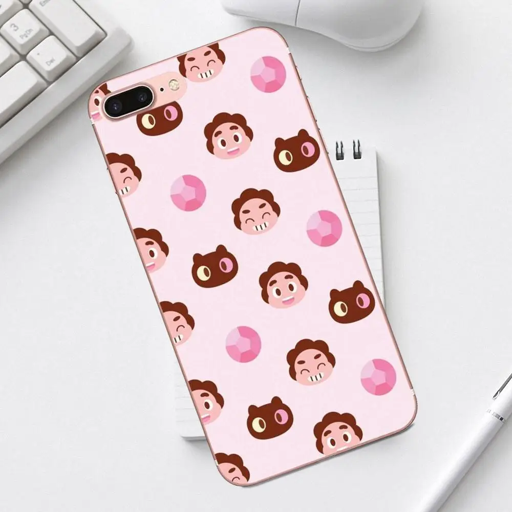 Мягкий ТПУ пользовательский дизайн Steven Universe Cookie для iPhone 4 4S 5 5C SE 6 6S 7 8 Plus X XS Max XR Galaxy