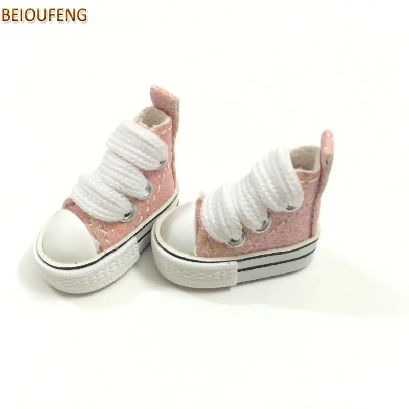 BEIOUFENG мини игрушки 3 5 см повседневные кроссовки обувь для куклы блайз 1/8 BJD кукла