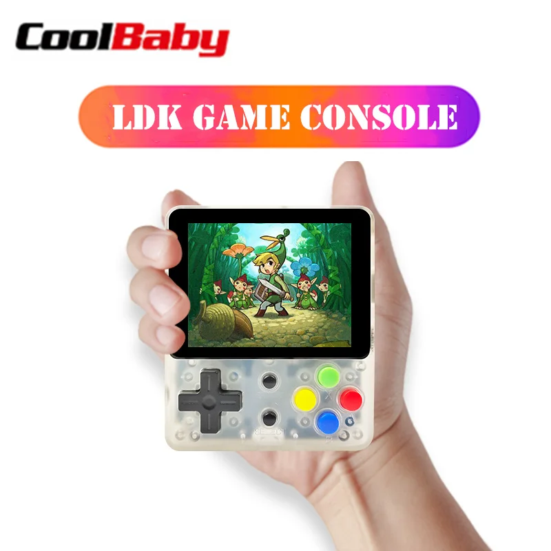 CoolBaby LDK игровая консоль мини ретро портативные игровые плееры с открытым исходным кодом портативная консоль HD ретро мини consola boy tetris