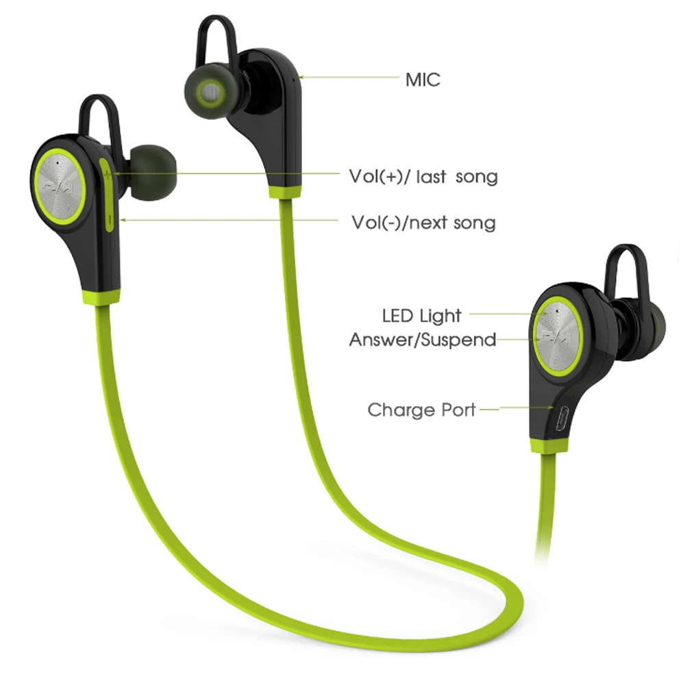 LOPPO спортивные Bluetooth наушники плюс беспроводные наушники устойчивое бег геймер HiFi наушники с микрофоном для телефона