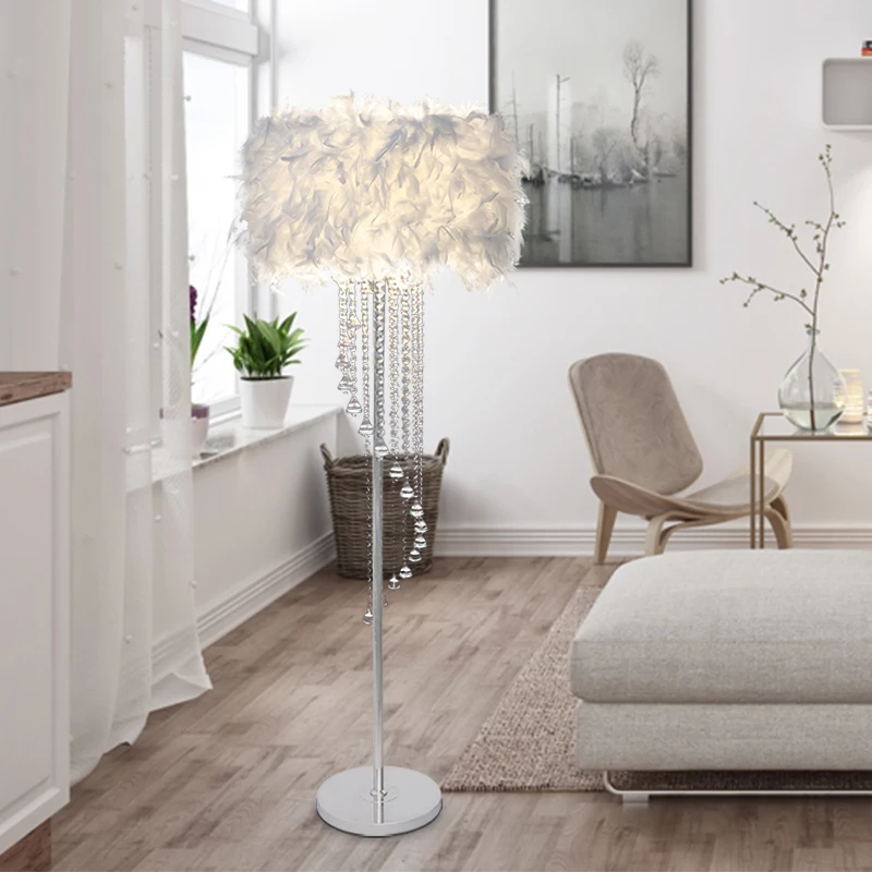 Напольный светильник светодиодный большой белый синий розовый красный