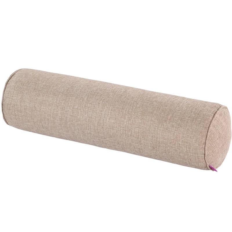 Hemp grey Новая Кровать рулонная Подушка круглая подушка Шейная Подушка для ног голова поддержка спины дорожная подушка-столбик для автомобиля украшение дома - Цвет: Hemp grey