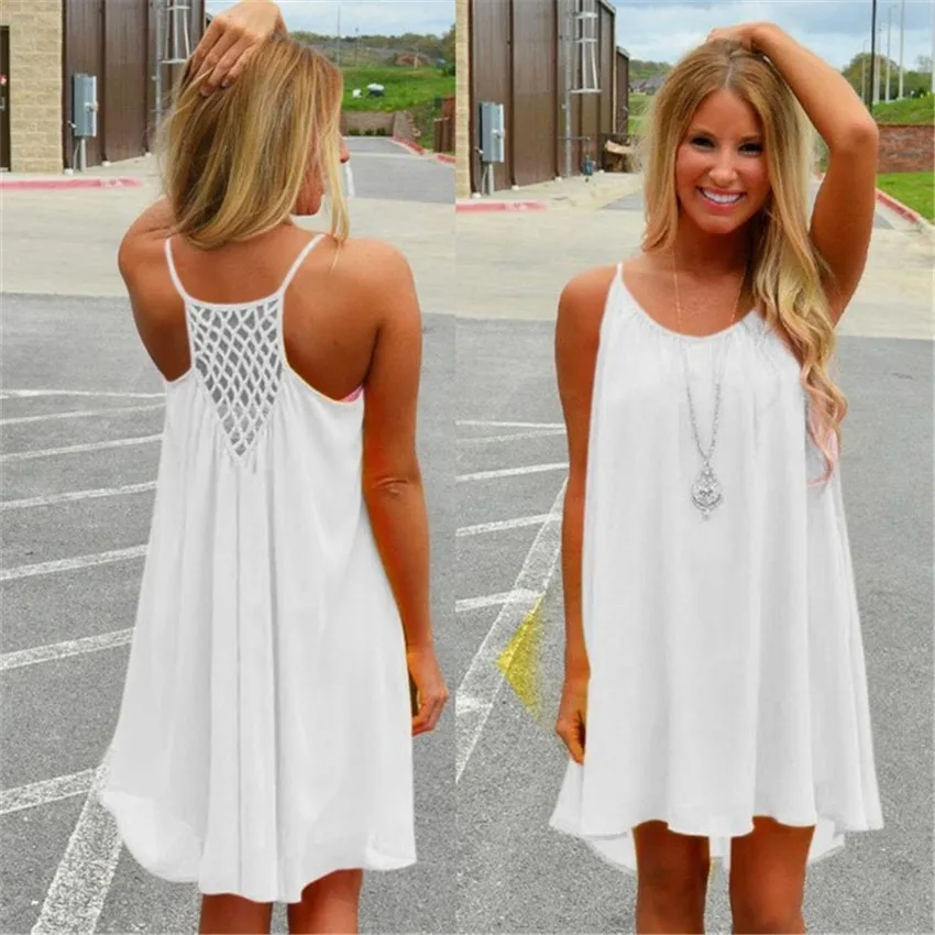 Imucci 14 цветов женское пляжное платье ФЛУОРЕСЦЕНТНОЕ летнее шифоновая вуаль с