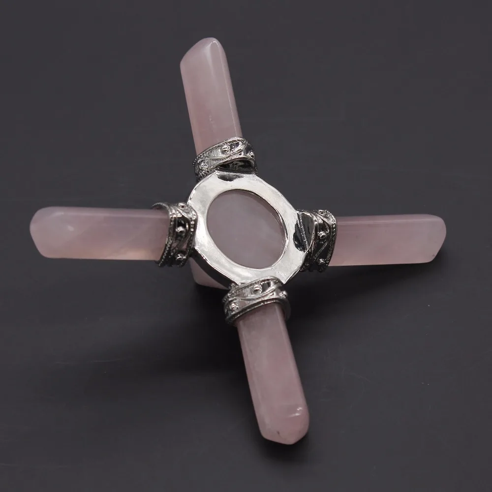 Модные бусины красивый посеребренный шестигранный Соединительный Круглый