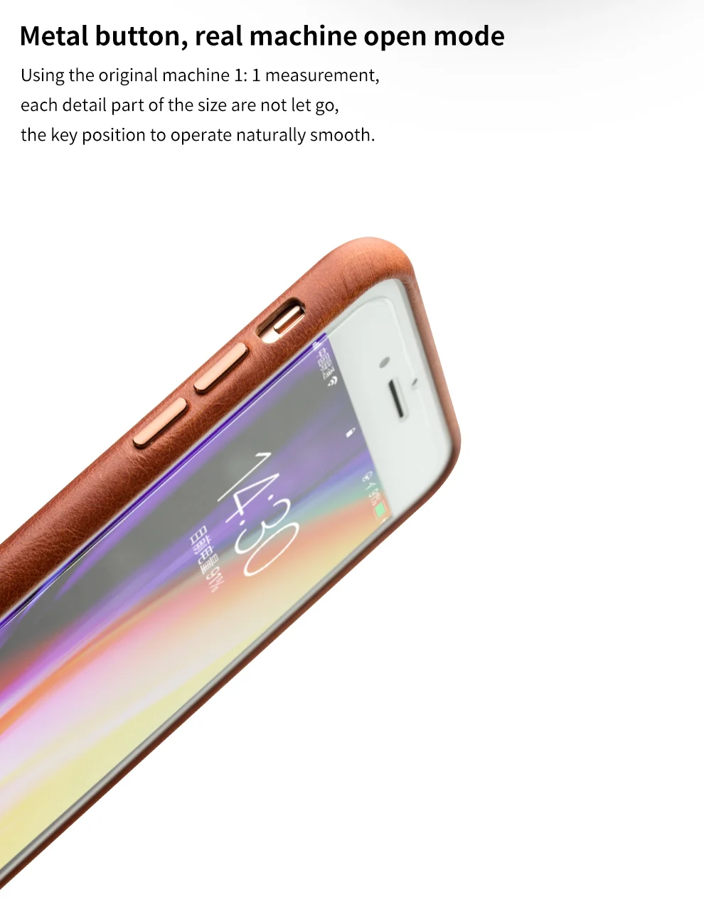 QIALINO Бизнес Натуральная кожа задняя крышка для iPhone 8 Plus ультра тонкий ручной работы чехол для телефона для iPhone 8 для 4,7/5,5 дюймов