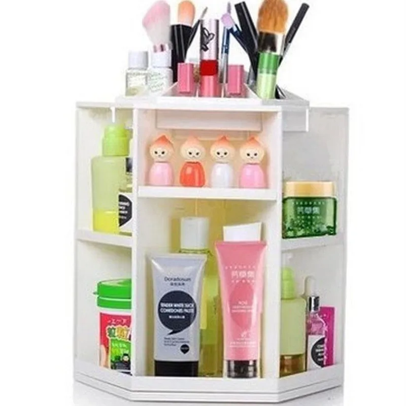 Ванная комната с кухонной прозрачной акриловой косметикой Настольный