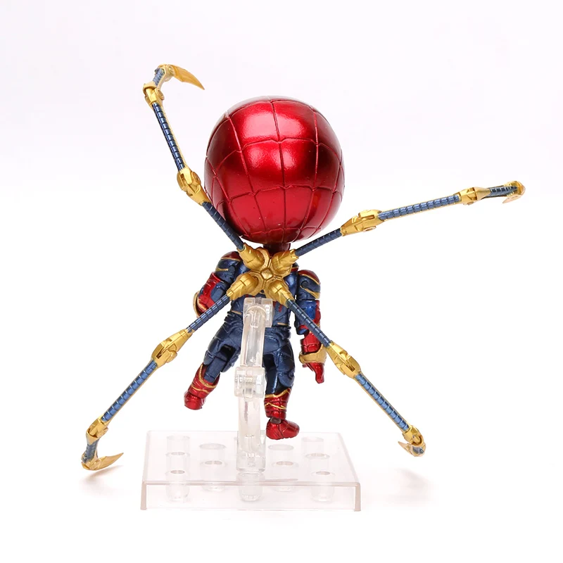 10 см игрушки Marvel Nendoroid 1037 Мстители эндшпиль Железный человек паук ПВХ Фигурка Железный Паук супер герой Коллекционная модель