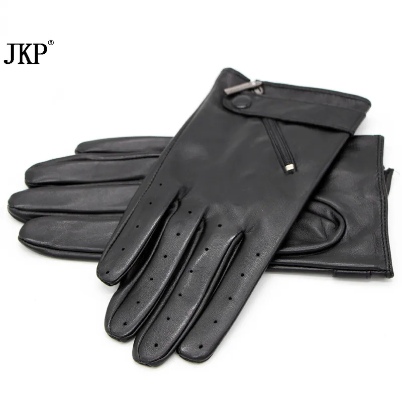 Новинка 2021 Модные женские длинные теплые перчатки из натуральной кожи Горячие