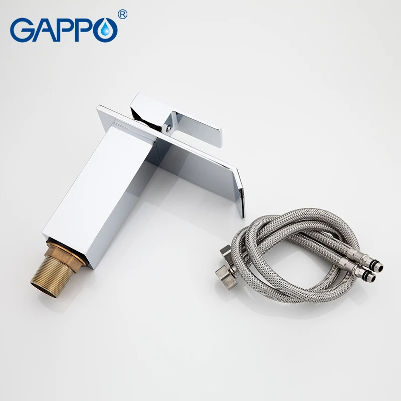 GAPPO смеситель для воды кран для раковины кран для ванной комнаты смеситель для раковины с одним отверстием латунный кран водопад унитаз кран YG1001-2