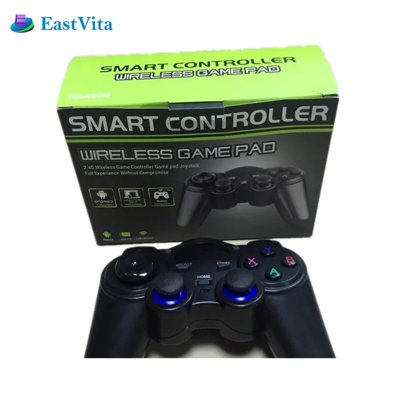 BEESCLOVER 2 4G Hz беспроводной игровой контроллер джойстик USB RF приемник для micro Android TV