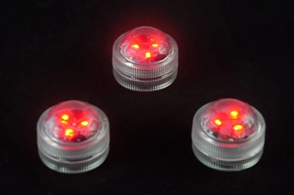 

10pcs*CR2032 battery powered Waterproof MINI 3LED Submersible LED light for wedding party vases Halloween holiday Decoration