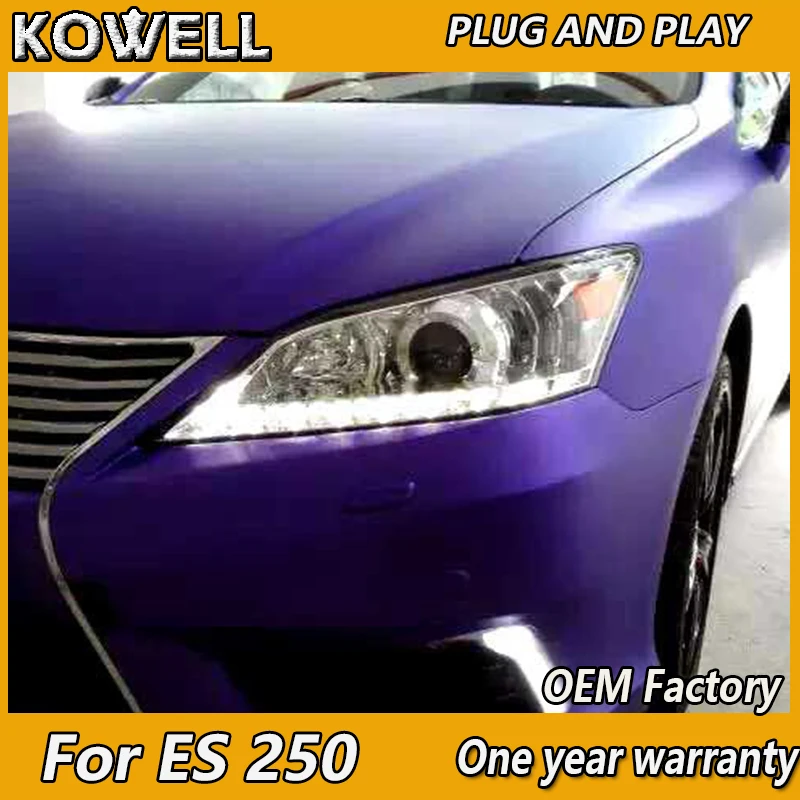 Стайлинг автомобиля KOWELL для передней фары Lexus ES 250 300 350 светодиодные 2008 2009 2010 2011 2012