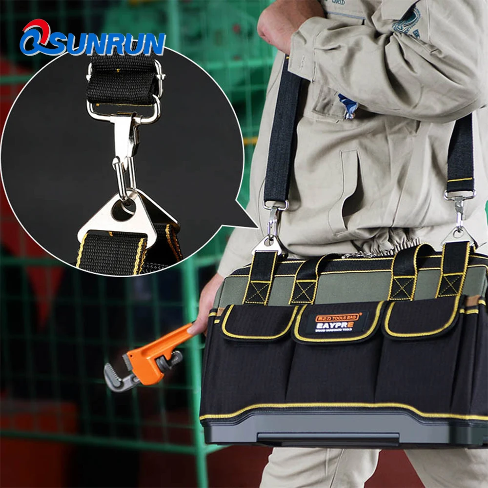 

Waterproof multi-function repair kit electrician bag hardware kit plastic bottom tool bag free shipping