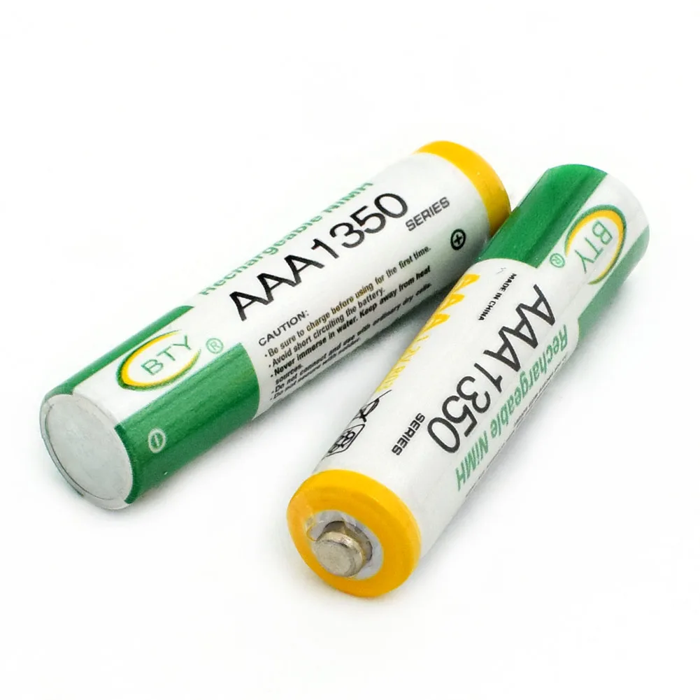 YCDC bty HR03/AM4/LR3 Ni MH AAA 1350mAh 1 2 V Quanlity аккумуляторная батарея BTY 3A|Перезаряжаемые