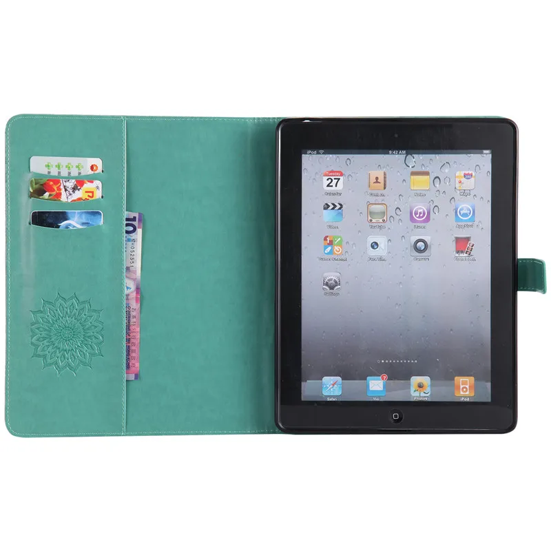 Умный кожаный флип-чехол Wekays для Apple IPad 2 3 4 с подсолнухами чехол IPad2 IPad3 IPad4 чехлы