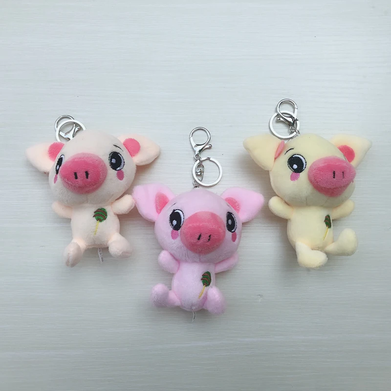 1 шт. 10 см Милая свинка плюшевые игрушки мягкие набивные Животные Мини сумка
