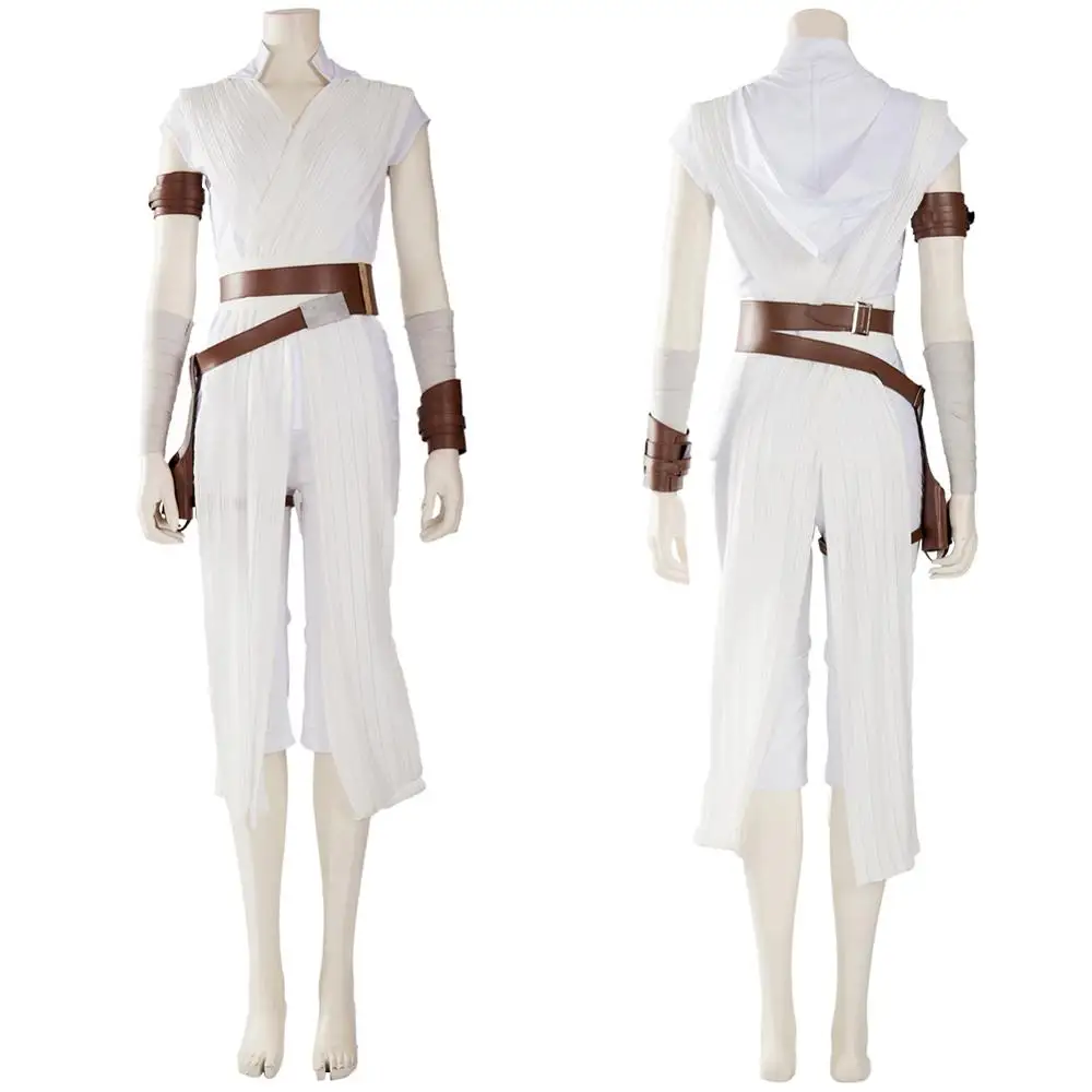 Костюм для косплея Star Cosplay Wa The Rise of Skywalker Rey одежда полный костюм на Хэллоуин |
